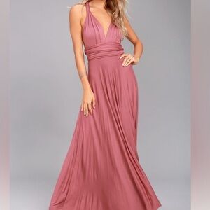 Lulu’s Mauve Pink Trick of the trade dress L